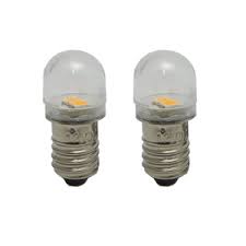 BULB torch lamp E10, 2-3W/6V, screw fitting, clear