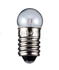 BULB head lamp E10, 1W/4.5V, screw fitting, clear