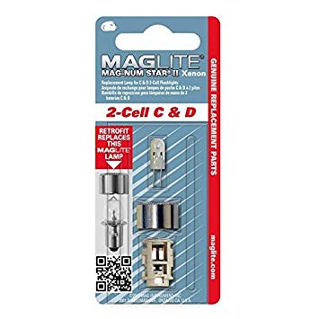 (Maglite ML2) BULB torch lamp, screw fitting, clear