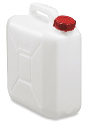 JERRYCAN, plastique alimentaire, 20l + bouchon vis