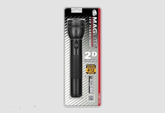 TORCH LAMP (Maglite ML2) 2xR20/D batteries, waterproof