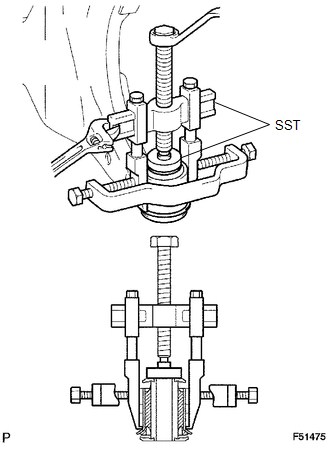 PULLER set, for Toyota