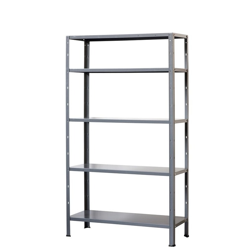 ETAGERE a clipser, galvanisée, ± 200x100x50, 5 plateaux