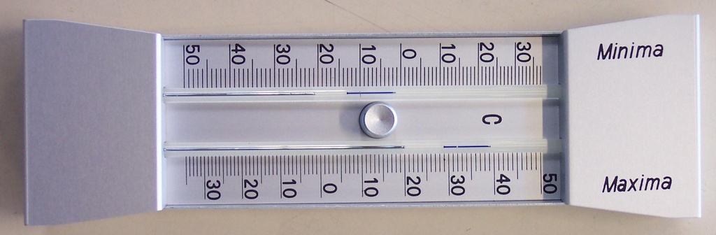 THERMOMETRE mini-maxi, -50°C-+50C°