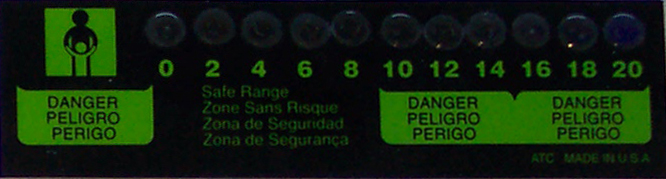 TEMPERATURE INDICATOR, 0 to +20°C, strip