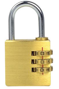 PADLOCK combination, 3 digits