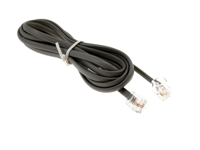 CABLE DE TELEPHONE, 2m, RJ11 prise