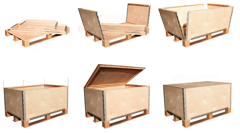 WOODEN BOX (Docmatic) 1200x550x250mm, screwed lid