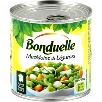 MACEDOINE de legumes, 400g, la boîte