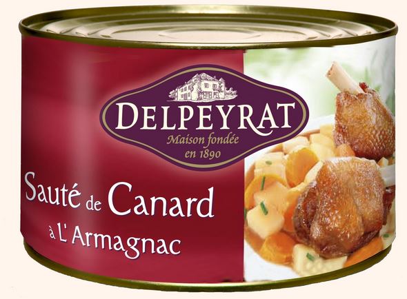 CANARD sauté, 400g, la boîte