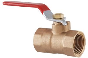 BALL VALVE full flow, brass, 2", FxF threaded