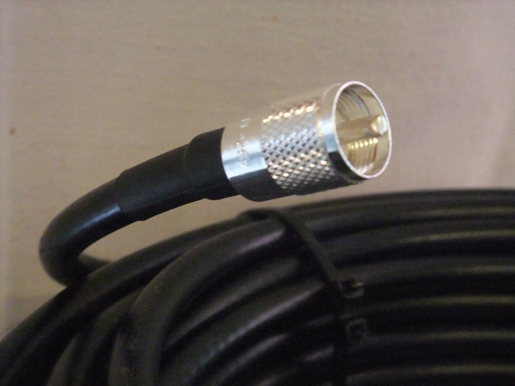 CABLE COAXIAL RG213, 30m, UHF-PLx2, MxM