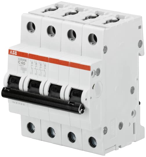 CIRCUIT BREAKER MCB C-curve, 63A Icu15kA, 4P mod