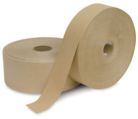 TAPE adhesive, paper, 1.8cmx50m, brown, roll