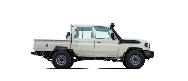 LANDCRUISER 4x4 (HZJ79) 6 seats, diesel RHD double cabin PU