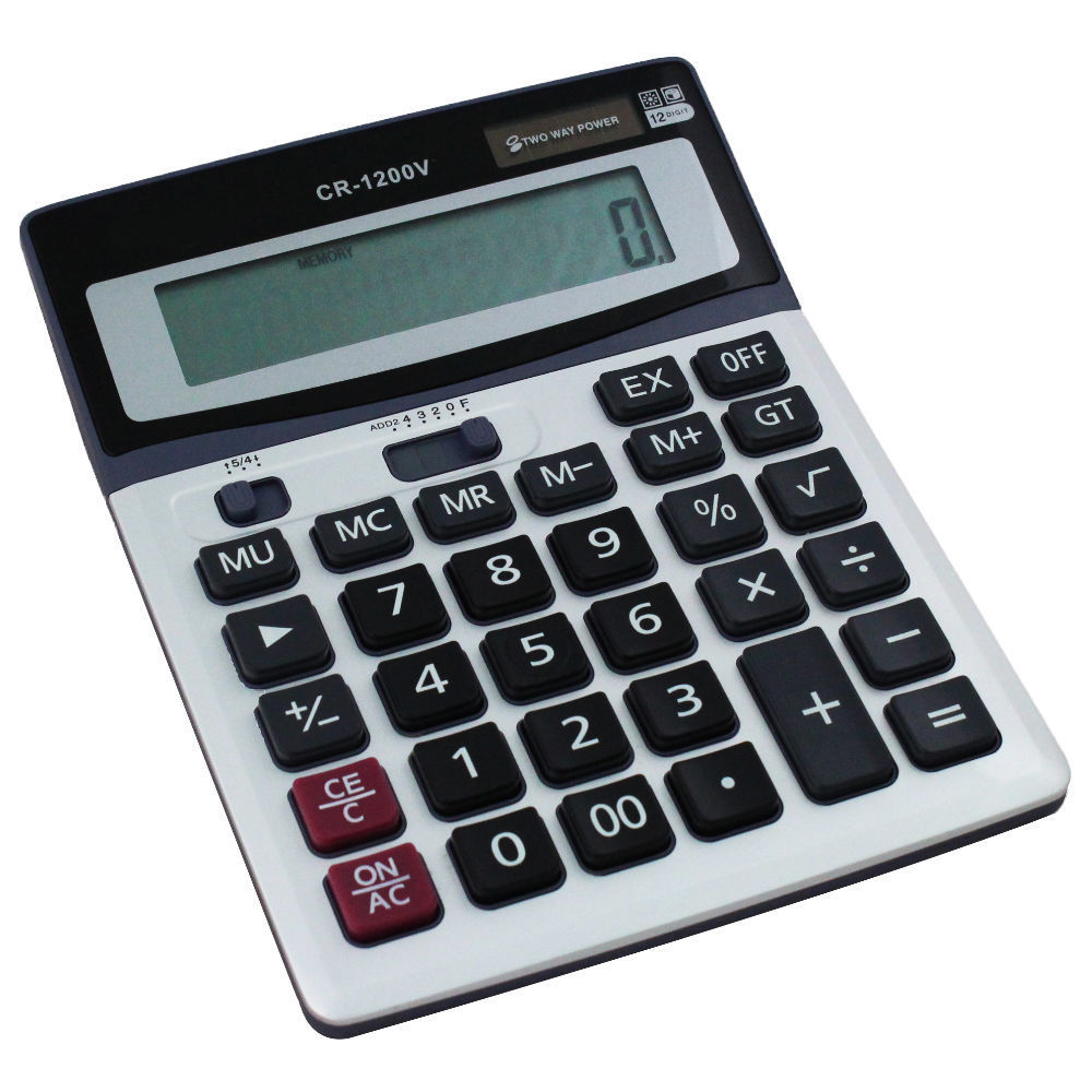 CALCULATOR, solar or battery-powered