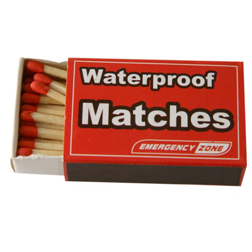 MATCHES waterproof, box