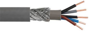 CABLE rigid, 5x6mm², armoured, per metre