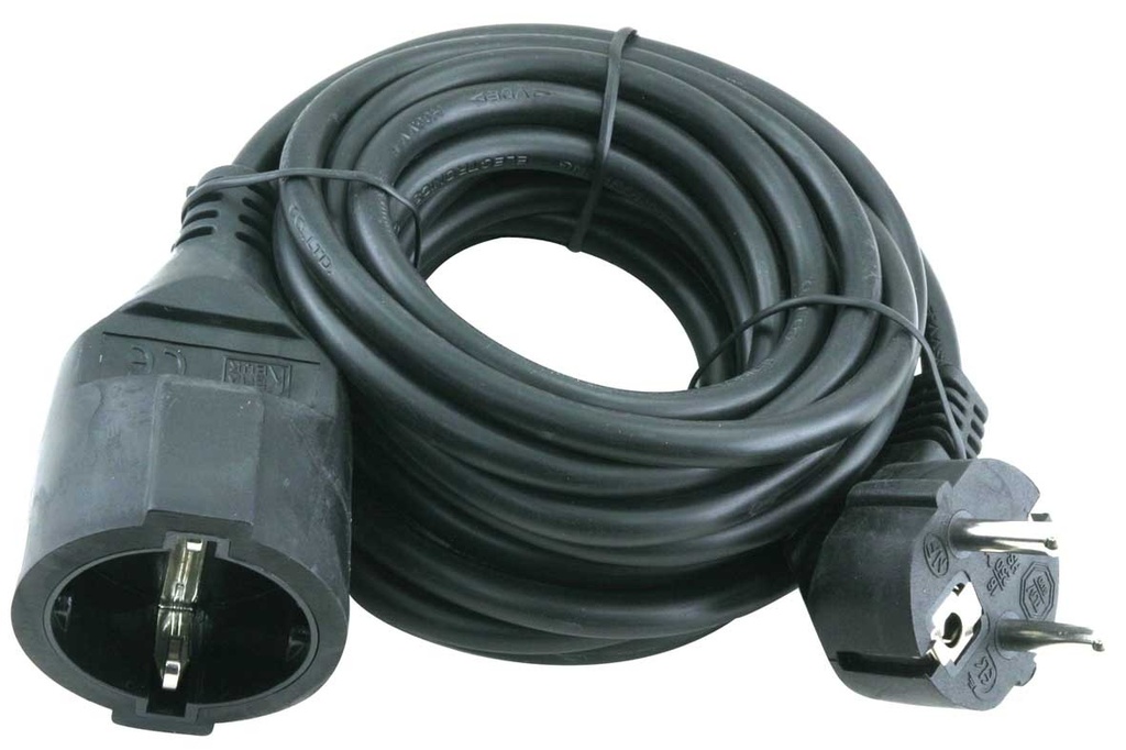 EXTENSION CABLE, 3G1.5²/15m, IP44/EUR