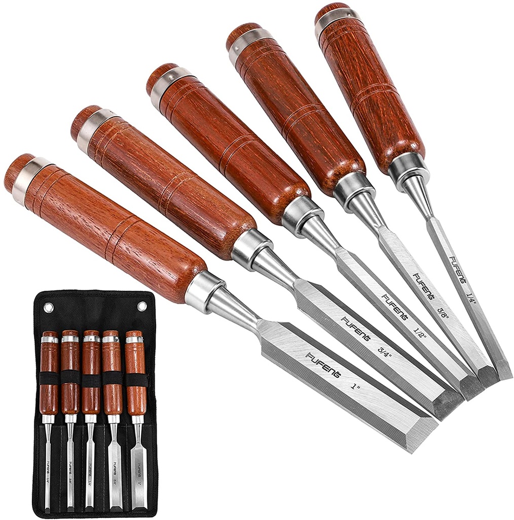 SET OF 5 CHISELS AND CAPE CHISELS, for metal, F263.265JS5