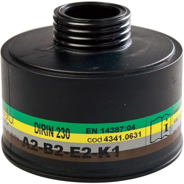 (gas mask) FILTER CARTRIDGE (Uranus A2B2EK1) EN 148-1/DIN40