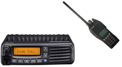 KIT UHF, TRANSCEIVER (ICF41GT) 440-470 MHz, 5 hands. + base