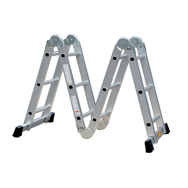 FOLDABLE LADDER, aluminium, height 3.5m