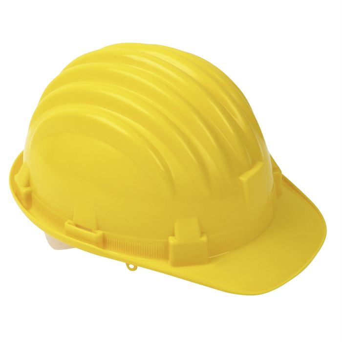 CASQUE DE CHANTIER, taille unique, jaune