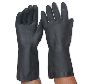 GLOVES chemical resistant, EPI cat. 3, long sleeves, pair