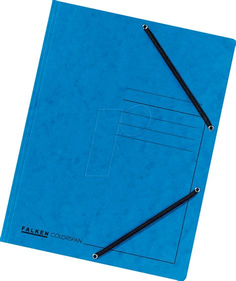 FOLDER flaps & elastic bands, plastic, 240x322mm, blue