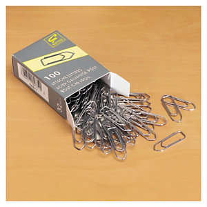 PAPER CLIPS, 30mm, box of 1000 pcs