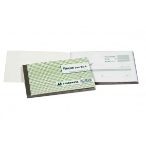 CARNET DE RECUS numéroté, A6, auto-copiant x3, 50 pcs