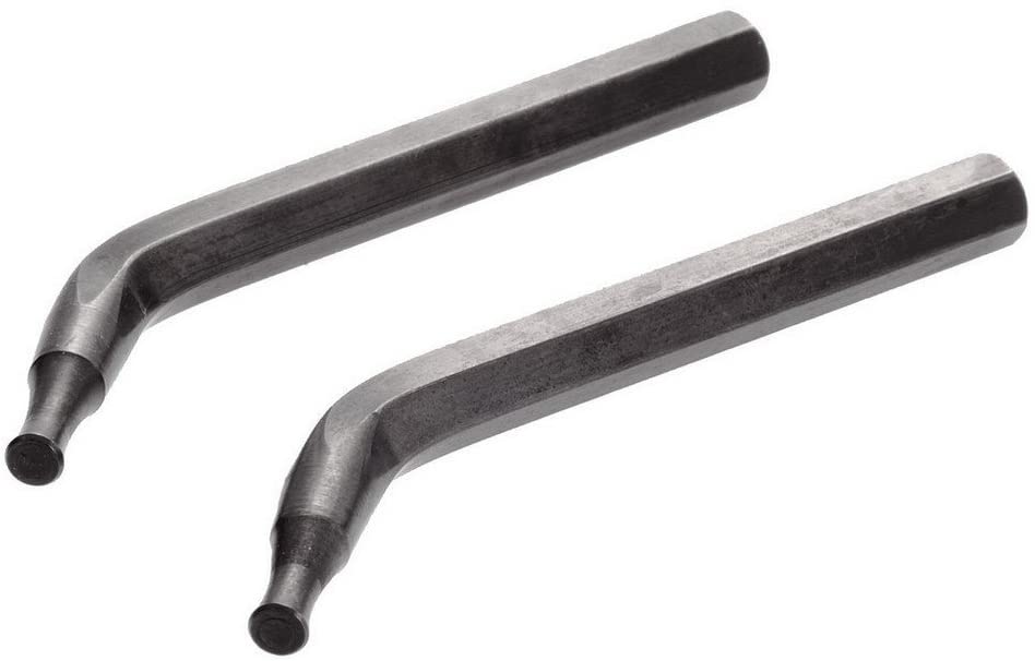 SET OF 2 TIPS, straight, Ø 2.8mm, for circlip plier 477/479