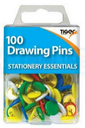 DRAWING PINS, box of 100