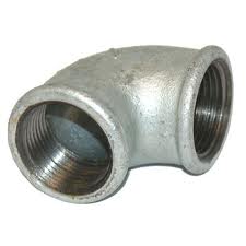 ELBOW COUPLING 90° threaded, galvanized, 1"¼, FxF