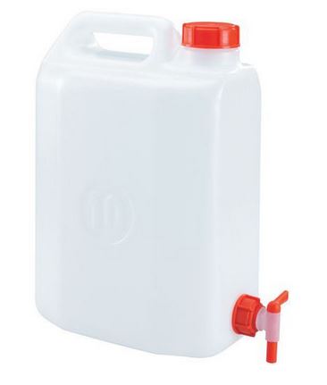 JERRYCAN, food grade plastic, 20l + tap