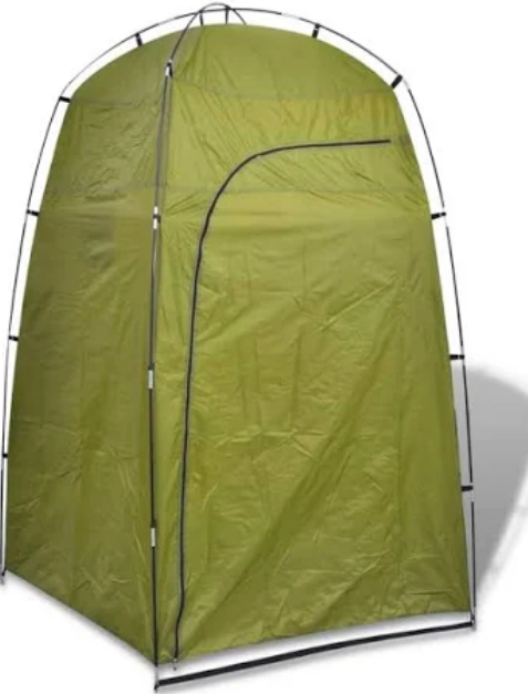 TENT wc/shower, PVC coated fabric, LxWxH 200x160x190mm