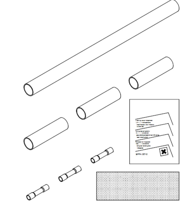 (Grundfos SQ) CABLE CONNECTION SET (96021462) 1.5-2.5mm²