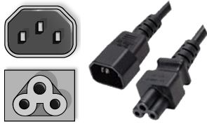 (HP) POWER ADAPTER (IEC60320) 65W 1.8m, C14-C5