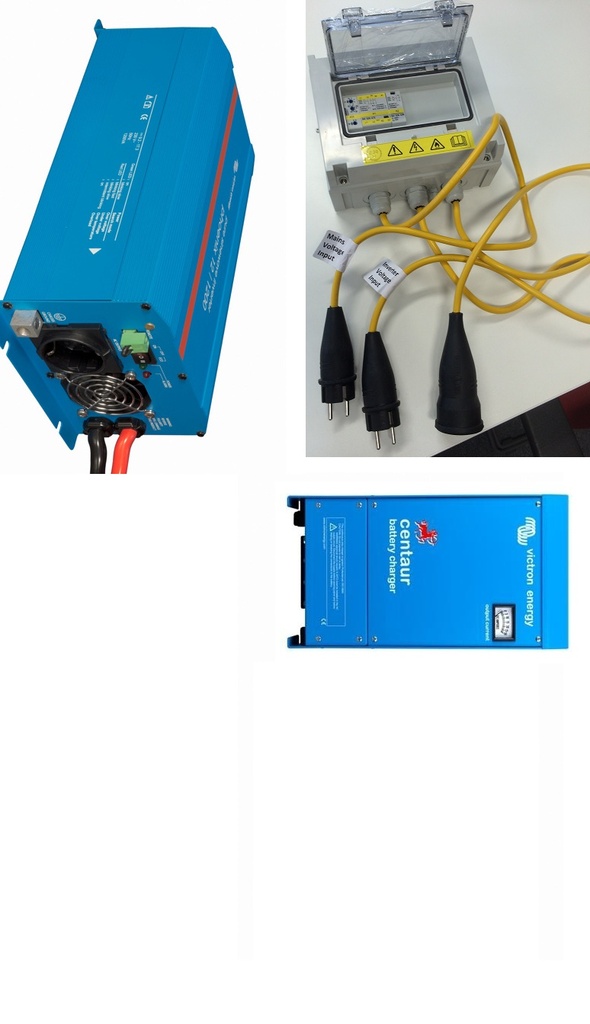 CHARGER + INVERTER SET separate devices, 1200W + switch box