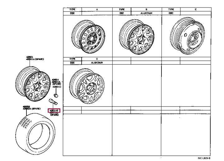 (LAN125) VALVE TUBELESS