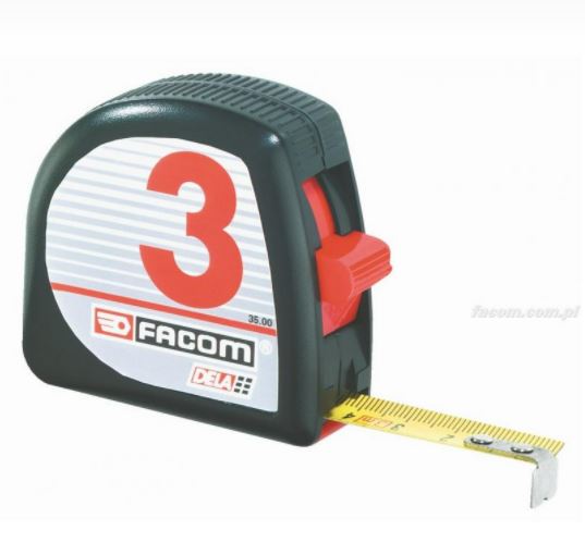 TAPE MEASURE, 5m, mm & inches graduation, DELA.55.00EX