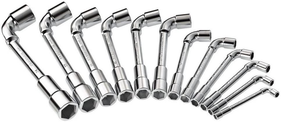SET OF 12 OPEN-SOCKET WRENCHES 6/6, 7-24mm, 75.J12