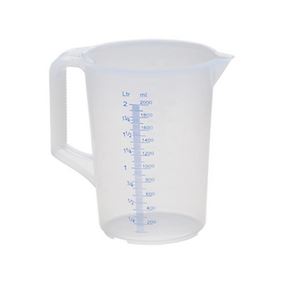 MEASURING JUG, 2l, graduated, translucent, unbreakable