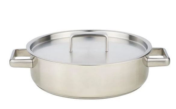 STEWING PAN, aluminium, 10l + handles + lid