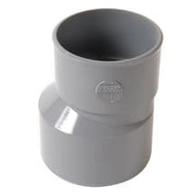 REDUCER COUPLING to glue, PVC, Ø 100-80mm, FxF