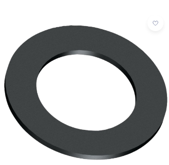 GASKET, rubber, for 3-part couplings 1"