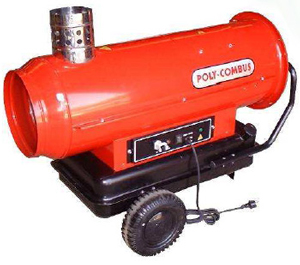 SPACE HEATER mobile, 53 kW, 230V, diesel