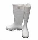 BOOTS, rubber, size 38, white, pair