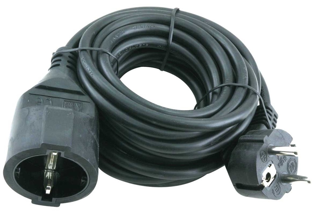 EXTENSION CABLE, 3G2.5²/10m, IP20, plug type E